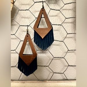 Leather + Suede Earrings